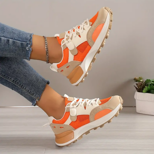 Janneke™ - Casual Oranje Sneaker