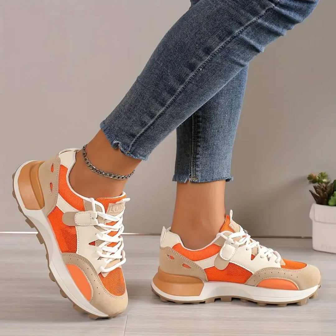 Janneke™ - Casual Oranje Sneaker