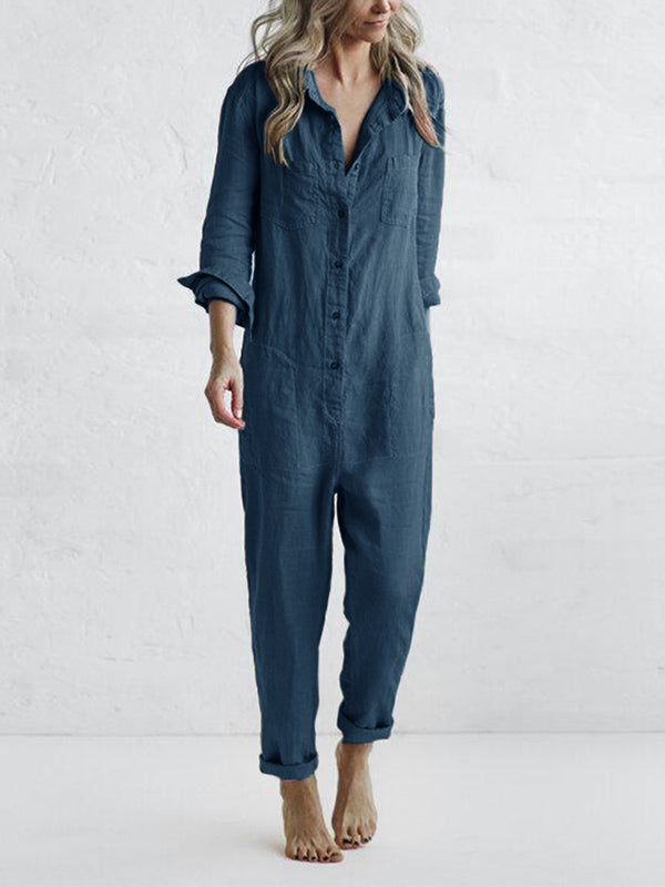 Sarah™- Jumpsuit met lange mouwen