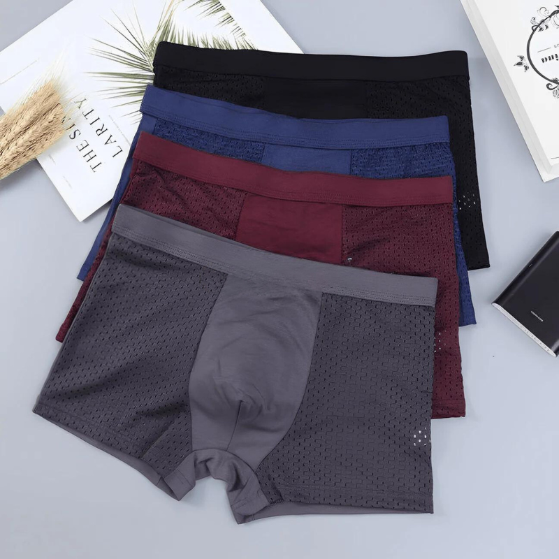 BOXERSHORTS VAN BAMBOEVEZEL - VOOR DE HELE DAG COMFORT