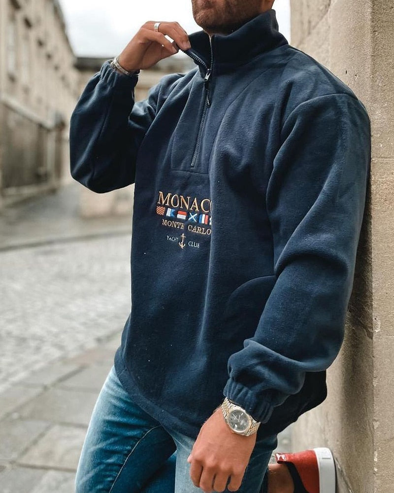 François | Half Zip Sweater voor de koude dagen!