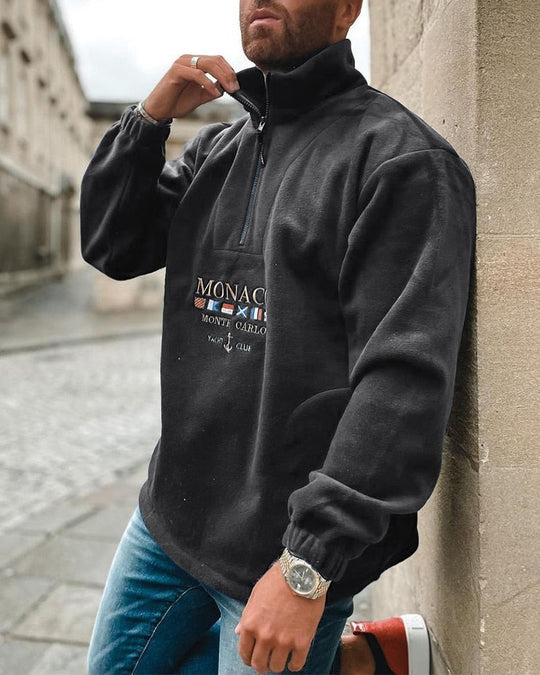 François | Half Zip Sweater voor de koude dagen!