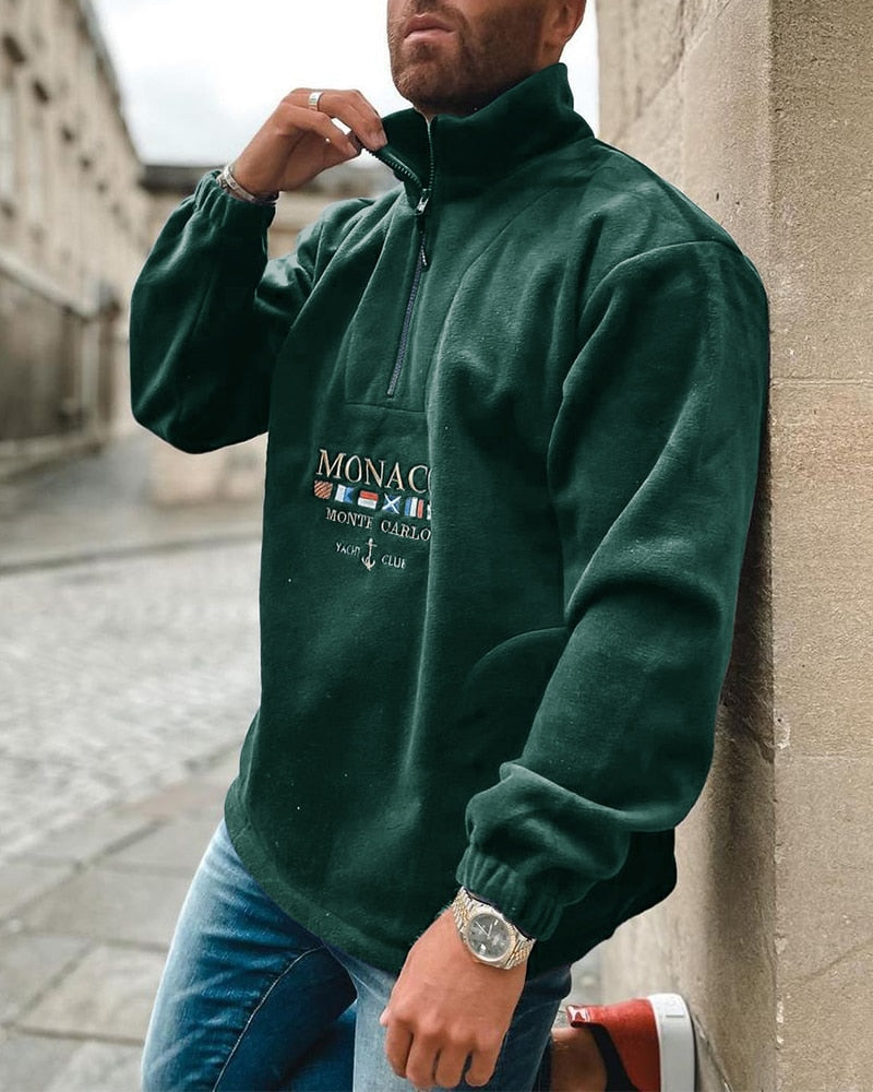 François | Half Zip Sweater voor de koude dagen!